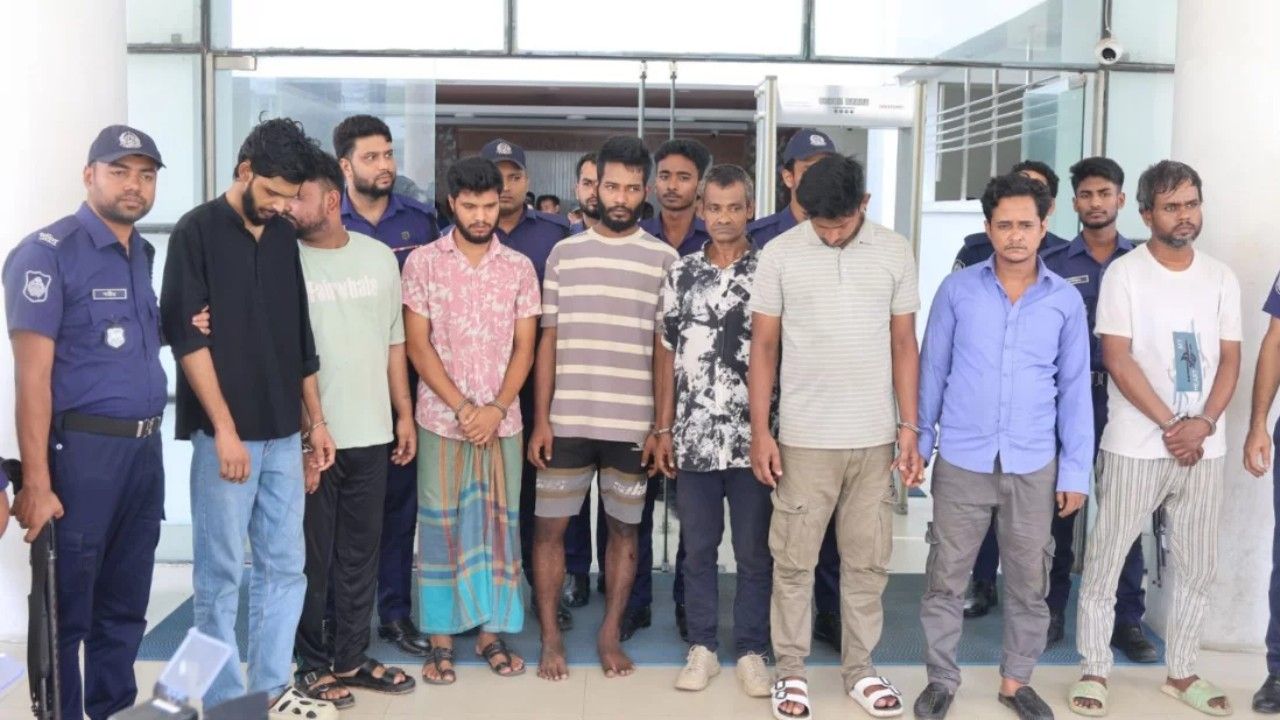 বিদেশি নম্বর দিয়ে চাঁদাবাজি, চট্টগ্রামে ডেভিড ইমনের ৭ সহযোগী গ্রেপ্তার