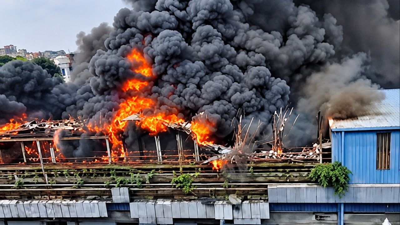 ধানমন্ডি ২৭-এর অ্যাপেক্স শোরুমে আগুন, মহাখালীতেও অগ্নিকাণ্ড
