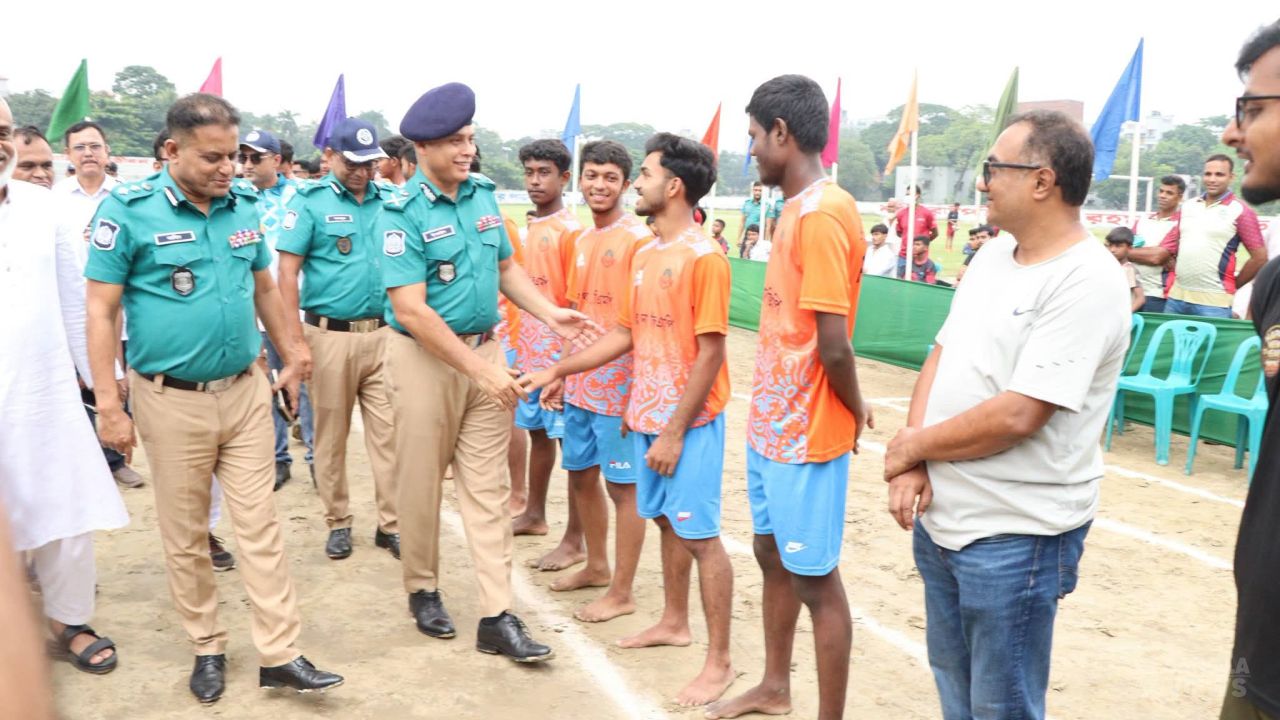 গাজীপুরে প্রথমবার 'কমিউনিটি পুলিশ কাবাডি চ্যাম্পিয়নশিপ' অনুষ্ঠিত