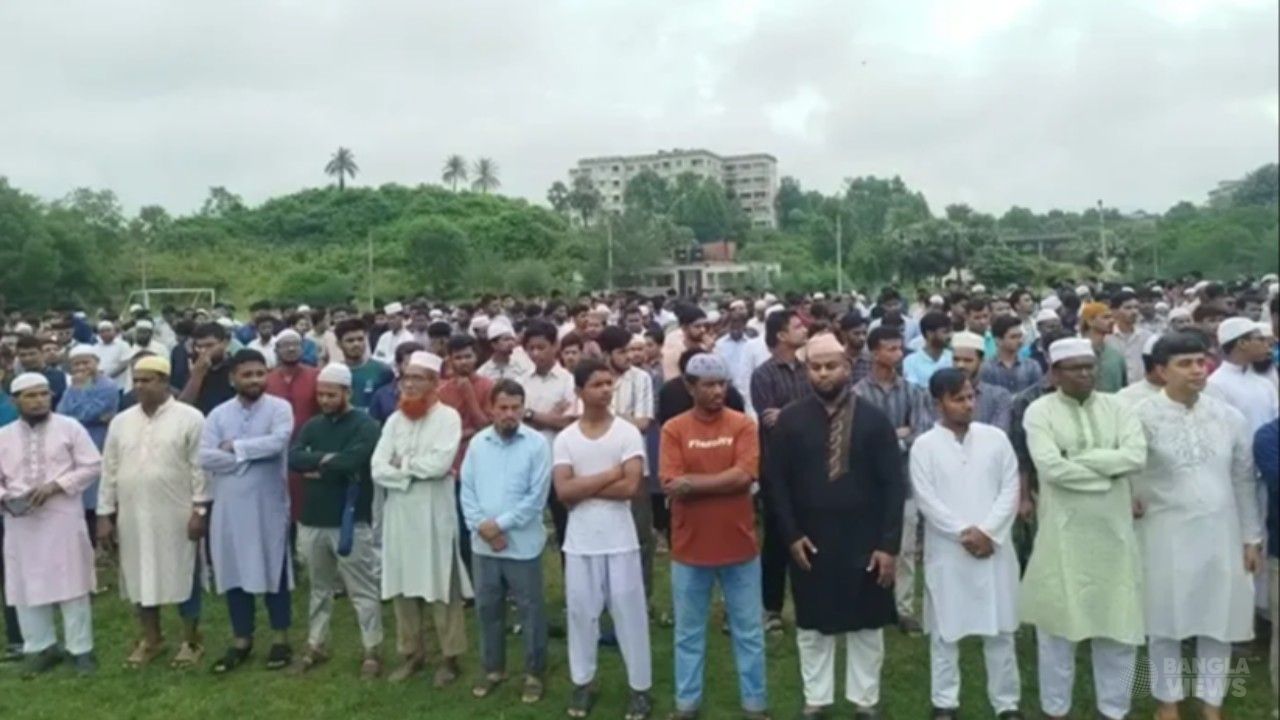 অশ্রুসিক্ত বিদায়: কুবিতে অপ্রতিমের জানাজা সম্পন্ন