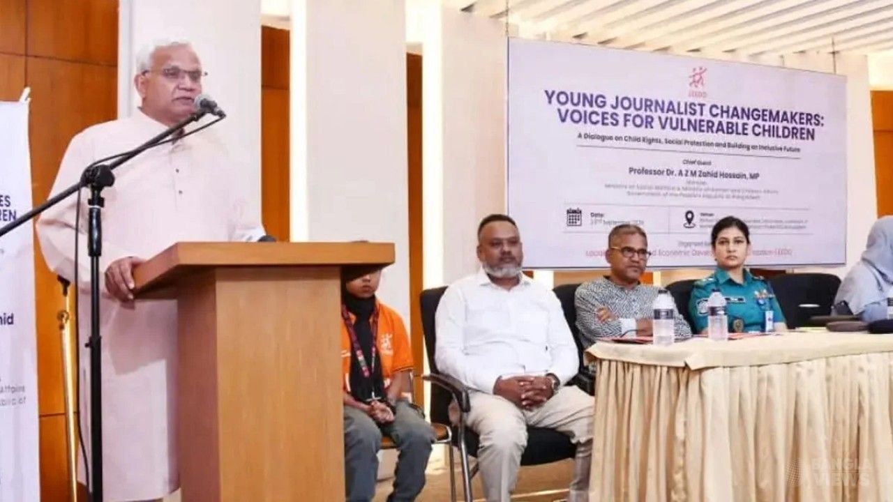 কোনো শিশুকেই শিক্ষার বাইরে রাখা হবে না: সমাজকল্যাণমন্ত্রী