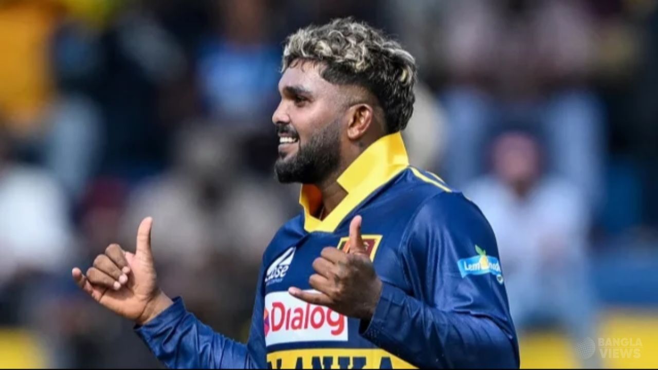 চোটে ইংল্যান্ড সিরিজ শেষ হাসারাঙ্গার