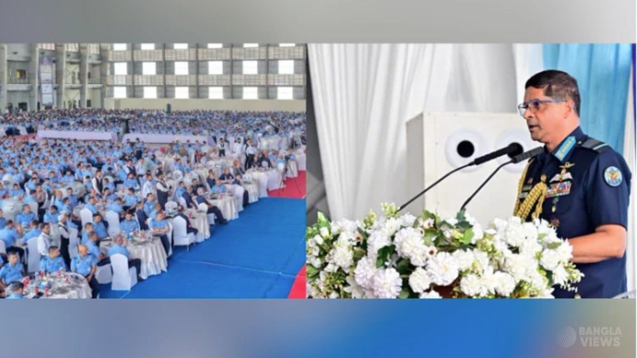 বিমান বাহিনীর ৫৫ বছর প্রতিষ্ঠা বার্ষিকী উদযাপন
