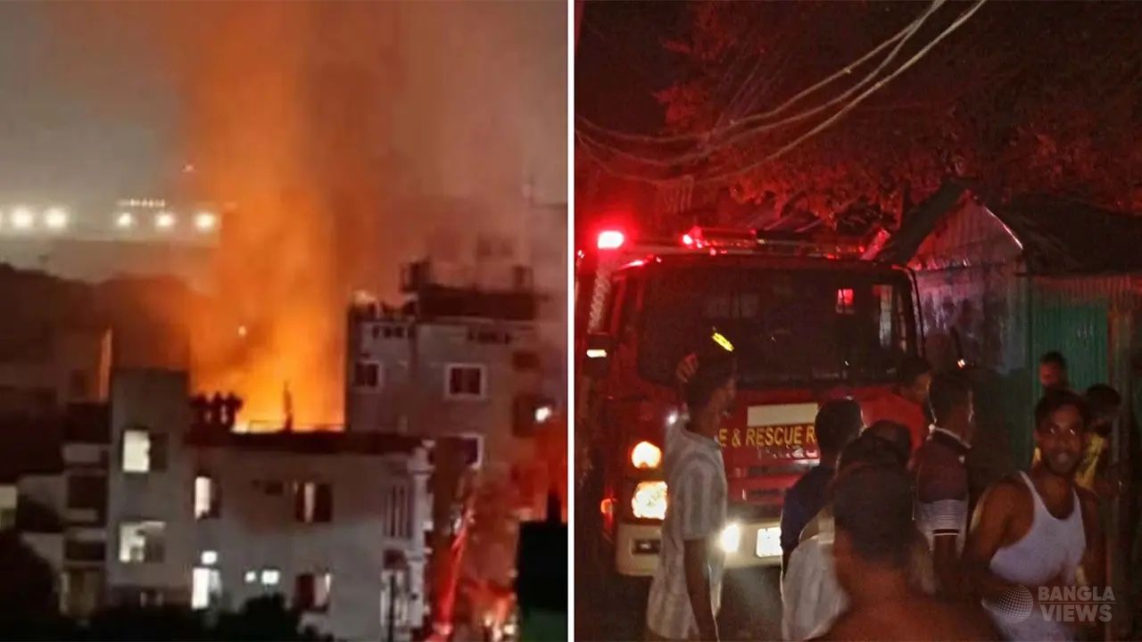 কিশোরগঞ্জে বসতঘরে আগুন, নিয়ন্ত্রণে ফায়ার সার্ভিসের ৪ ইউনিট