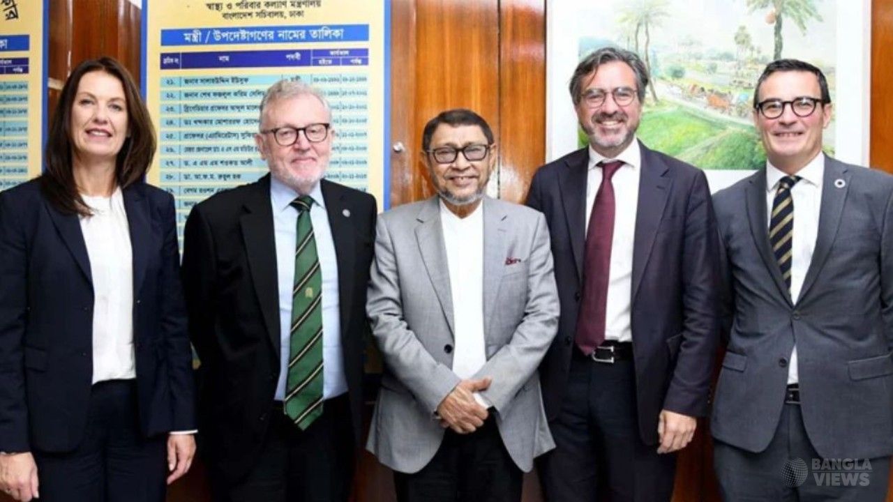 স্বাস্থ্যমন্ত্রীর সঙ্গে যুক্তরাজ্যের সংসদীয় প্রতিনিধিদলের বৈঠক