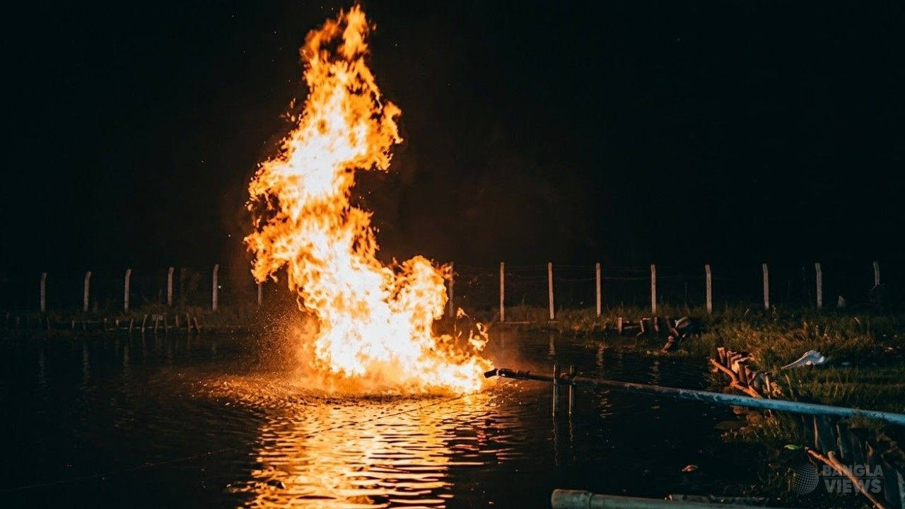 নোয়াখালীতে খনন করা নতুন কূপে মিলেছে গ্যাস