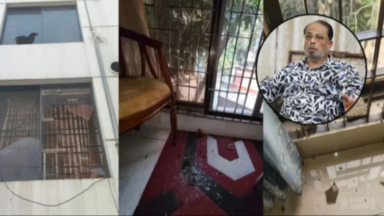 উত্তরায় জি এম কাদেরের বাসায় ইটপাটকেল, ভাঙচুর
