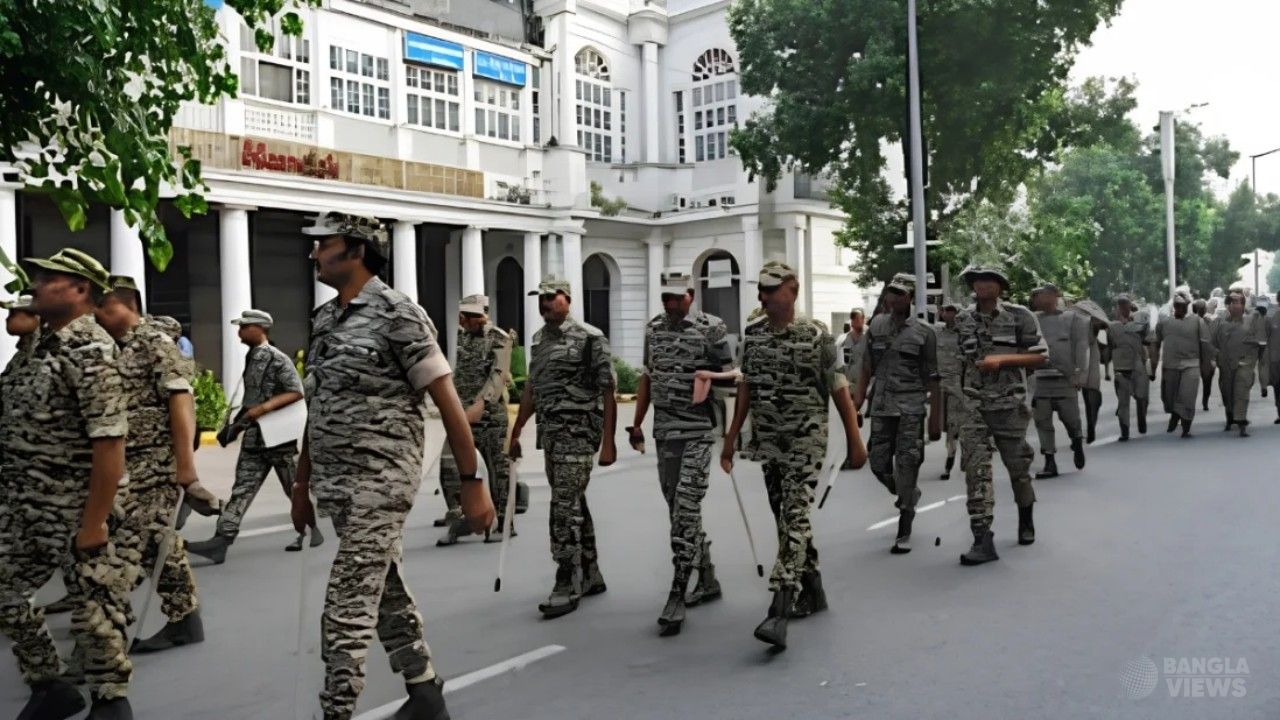 দিল্লিতে এক মাস থাকবে ২০ হাজার আধাসামরিক সদস্য
