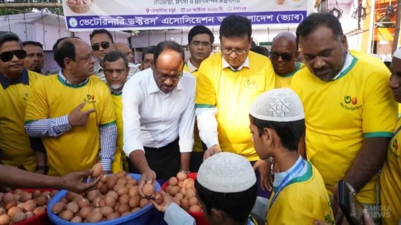 ডিম উৎপাদন বাড়িয়ে রপ্তানিতে গুরুত্ব দেওয়ার আহ্বান প্রতিমন্ত্রীর