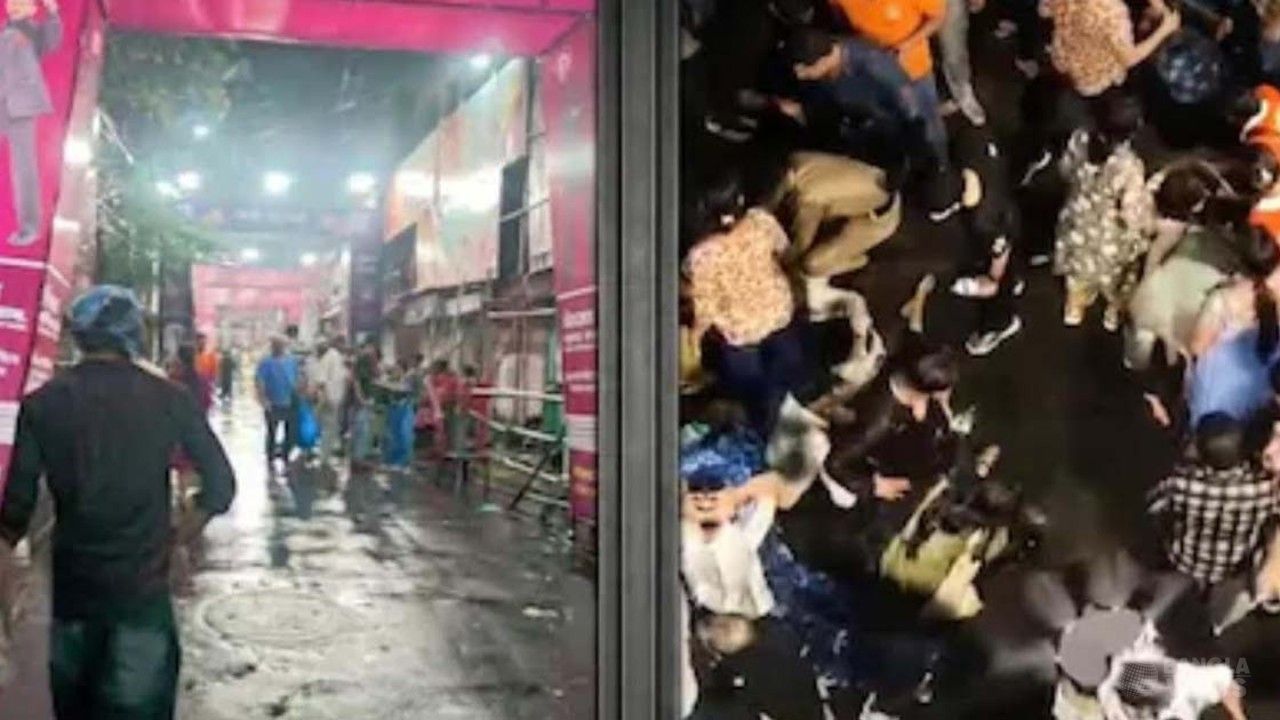 কলকাতার দুর্গাপূজার মণ্ডপে পদপিষ্টের আশঙ্কা, আহত ২৫