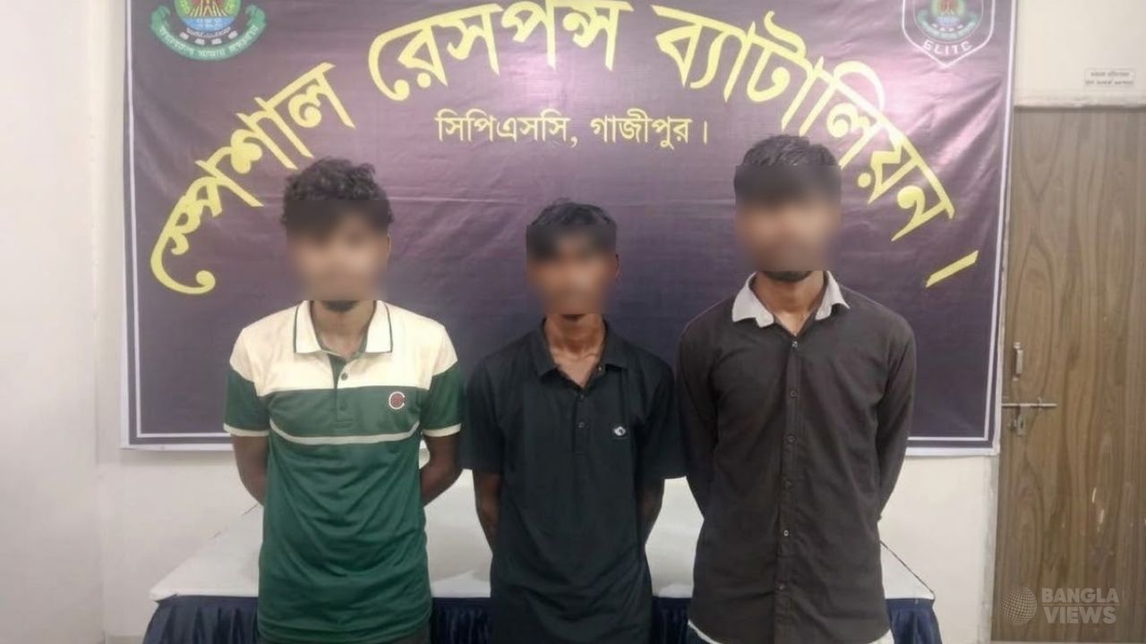 জয়দেবপুর রেলওয়ে পুলিশ ফাঁড়িতে হামলা, গাজীপুরে চারজন গ্রেফতার
