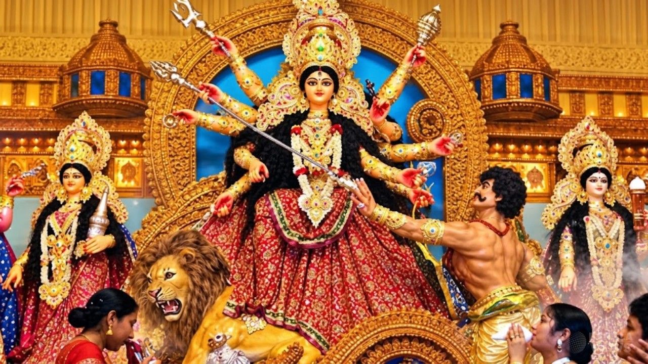 শুভ বিজয়া দশমী আজ: প্রতিমা বিসর্জনে শেষ হচ্ছে দুর্গোৎসব