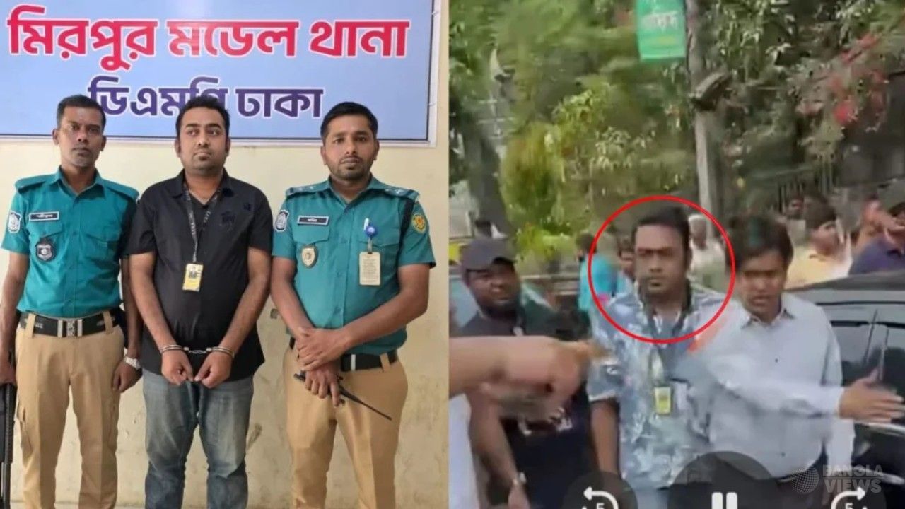 মিরপুরে প্রধানমন্ত্রীকে অনুসরণের অভিযোগে ছাত্রলীগ নেতা আটক