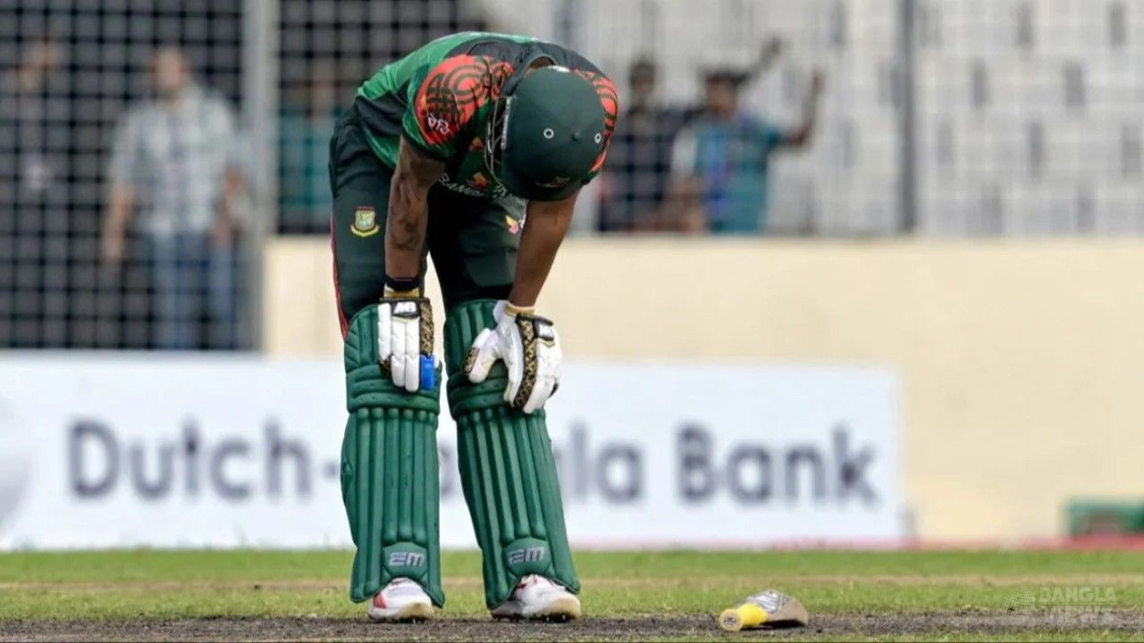 দুই বলে ২ উইকেট হারিয়ে বিপাকে বাংলাদেশ