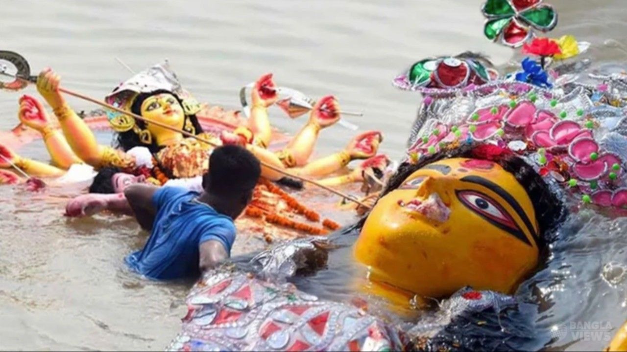 প্রতিমার কাঠামো তুলতে গিয়ে বিজেপি নেতার মৃ'ত্যু