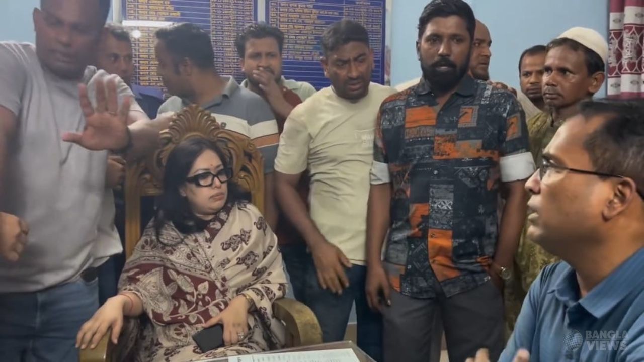 সরাইল থানায় রুমিন ফারহানা-ওসির উত্তপ্ত বাক্যবিনিময়, পুলিশের জিডি