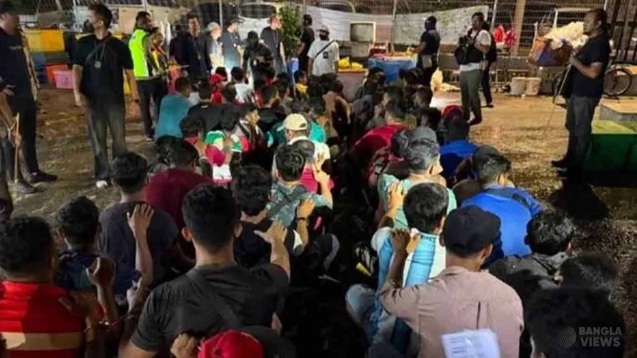 মালয়েশিয়ার পেরাক রাজ্যে বাংলাদেশিসহ আটক ১০৯ প্রবাসী