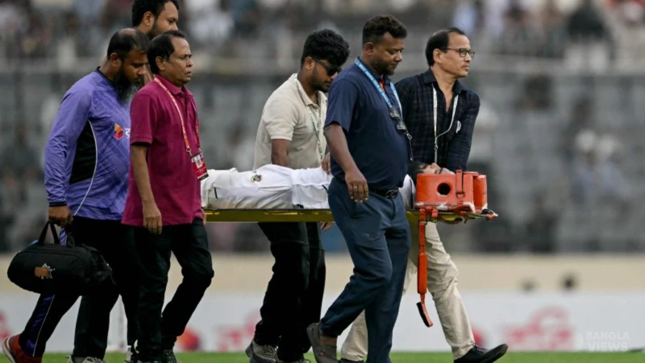 ক্র্যাম্প সামলে ফিরেও ব্যাটিং চালাতে পারলেন না হৃদয়