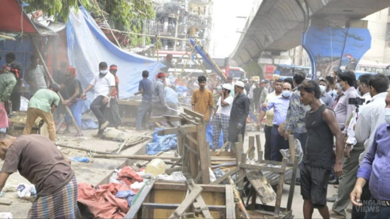 গুলিস্তান থেকে সদরঘাট পর্যন্ত সড়ক হকারমুক্ত রাখার ঘোষণা ডিএসসিসির